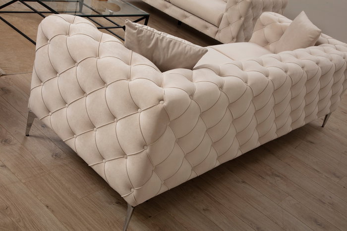 Atelier Del Sofa Como - Sofá de 2 plazas Ecru